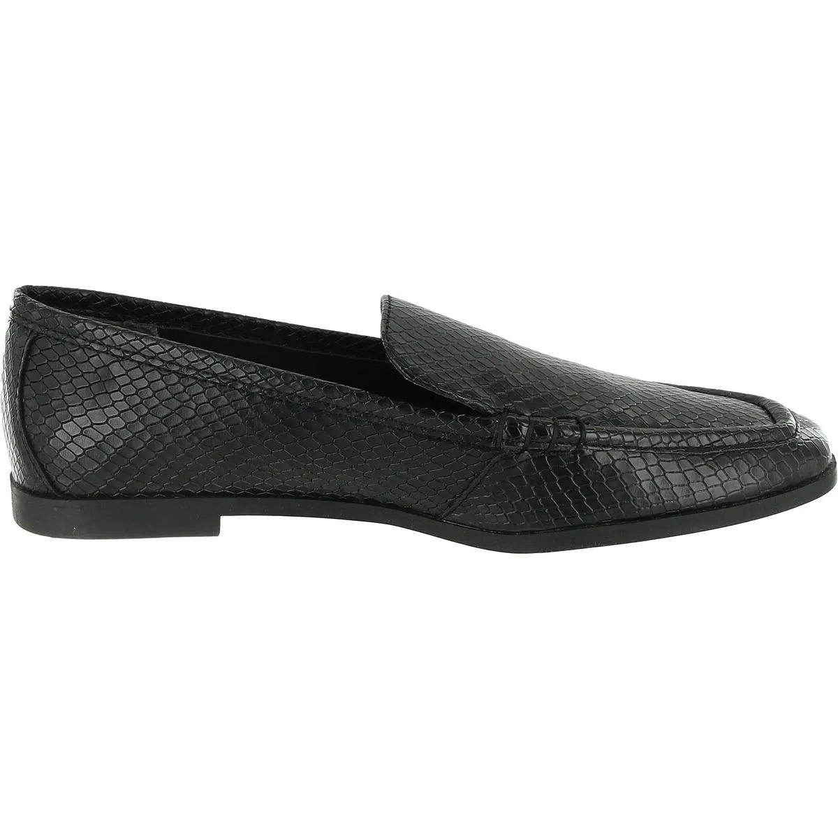 Catela Womens Animal Print Faux Leather Loafers