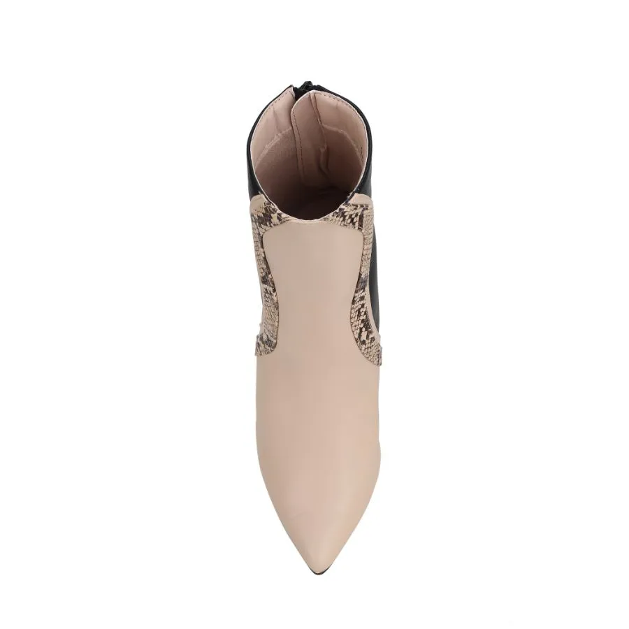 Celeste Ankle Women's Boot with Thin Heel