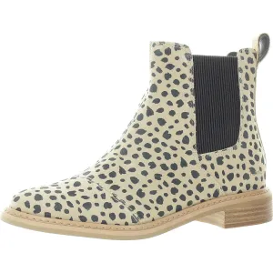 Charlie Womens Printed Suede Chelsea Boots