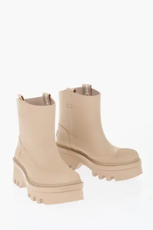 Chloe Rubber Boots With Tank Sole