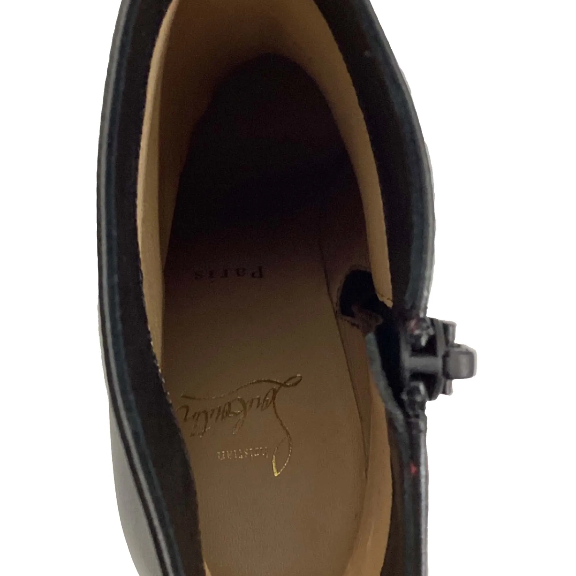 Christian Louboutin So Kate Ankle Boots in Black Leather