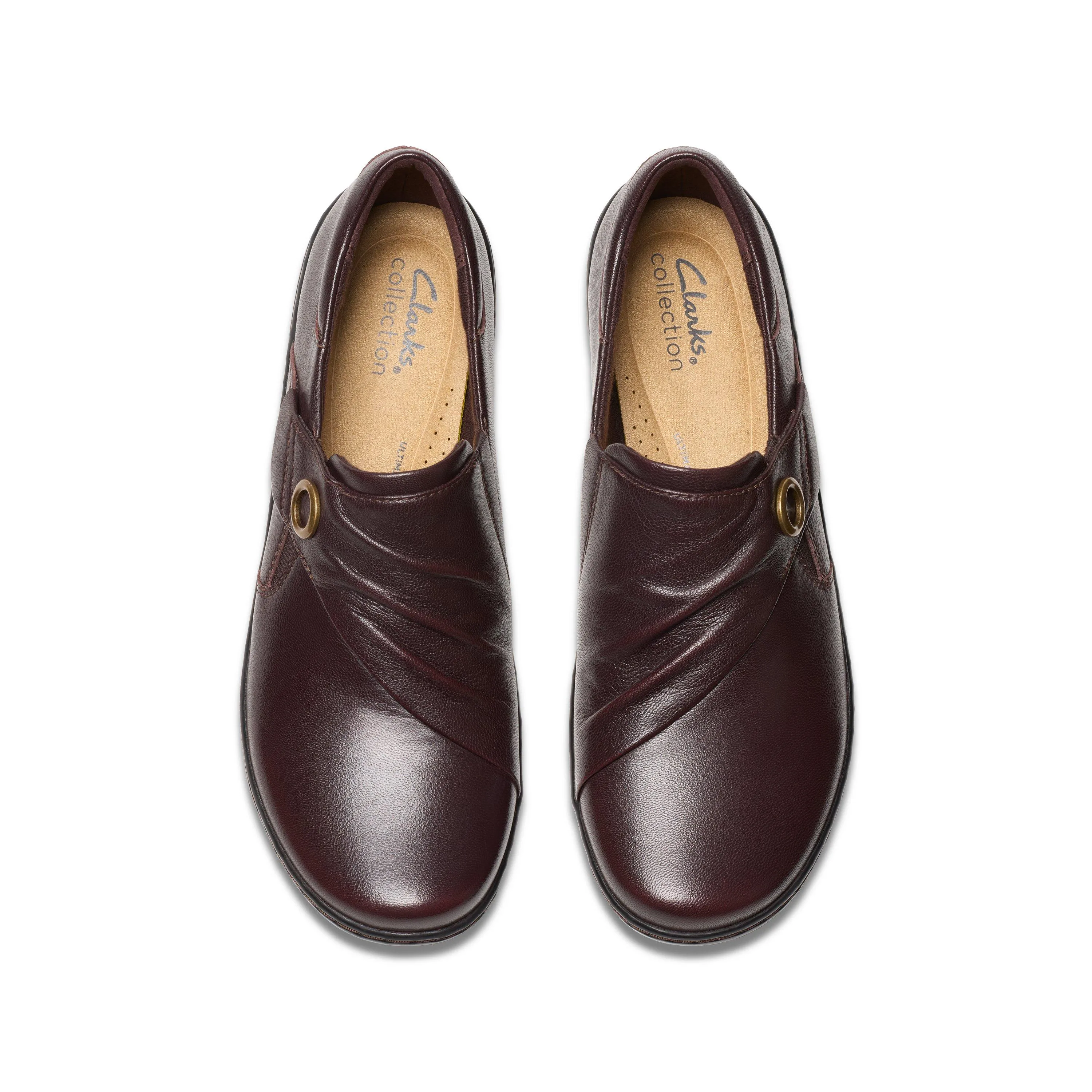 Clarks Cora Aubrie in Brown Leather