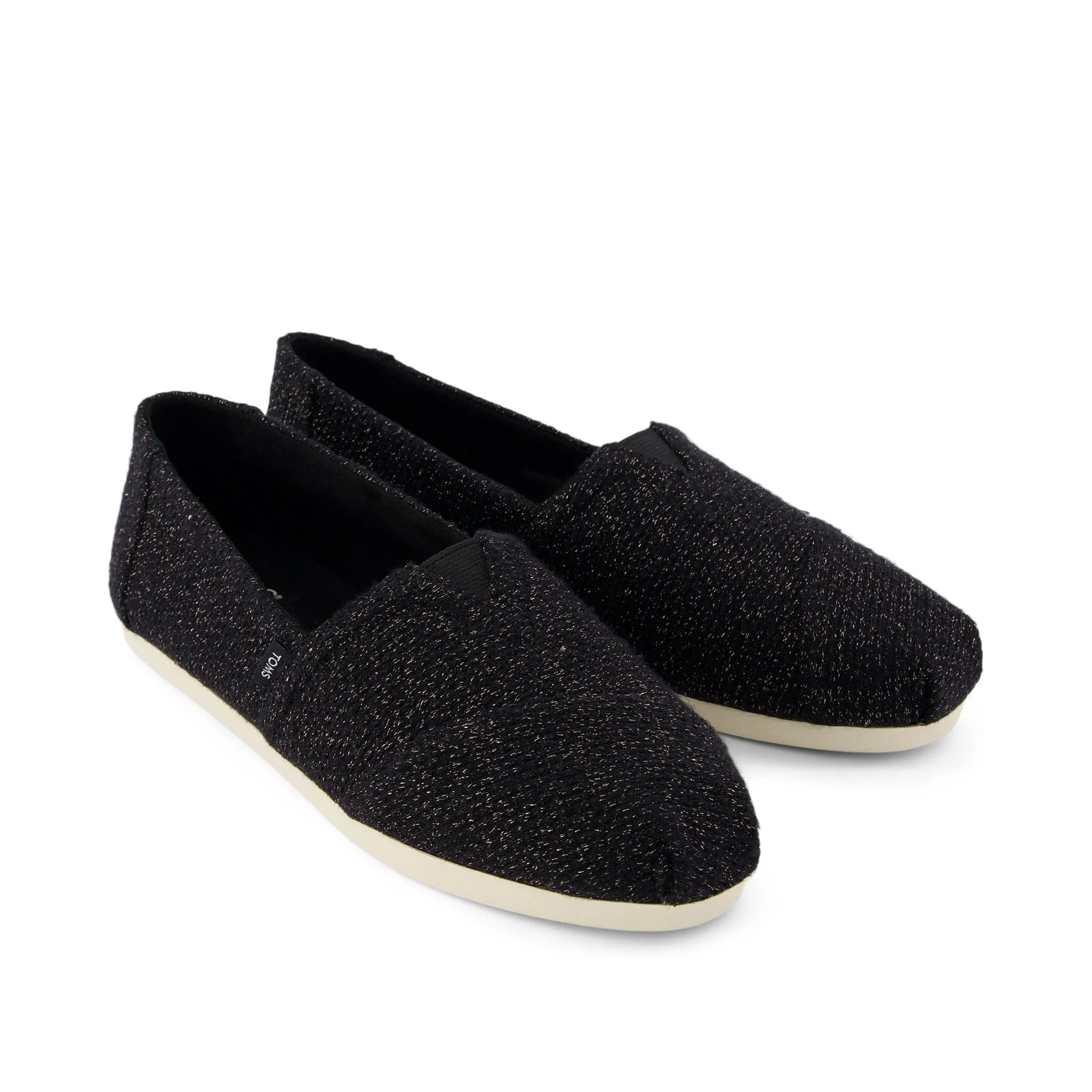 Classic Alpargata Black Sparkle Knit