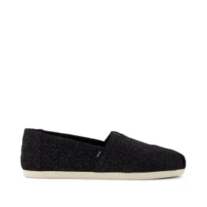 Classic Alpargata Black Sparkle Knit