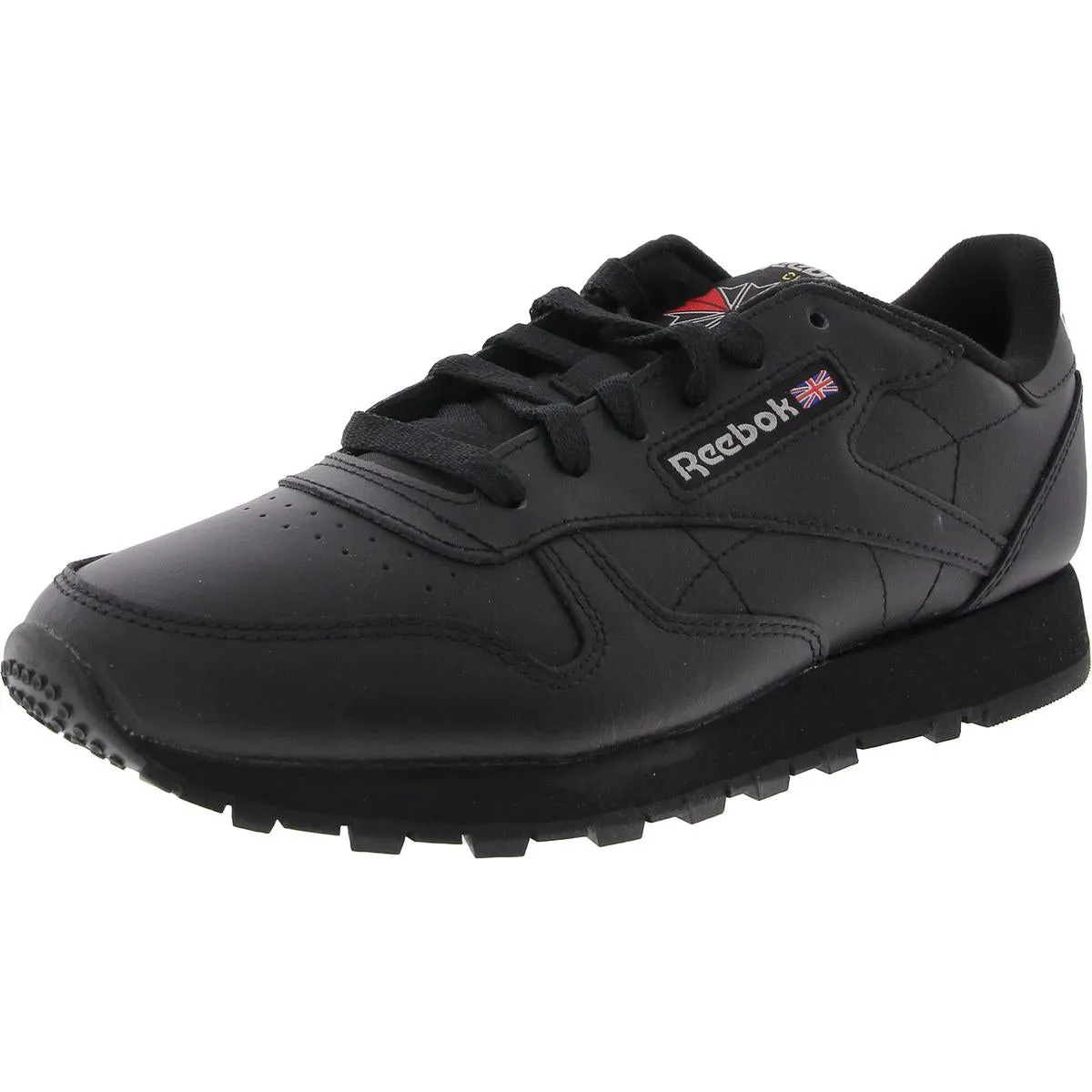 Classic Womens Lace-Up Leather Running & Training Shoes