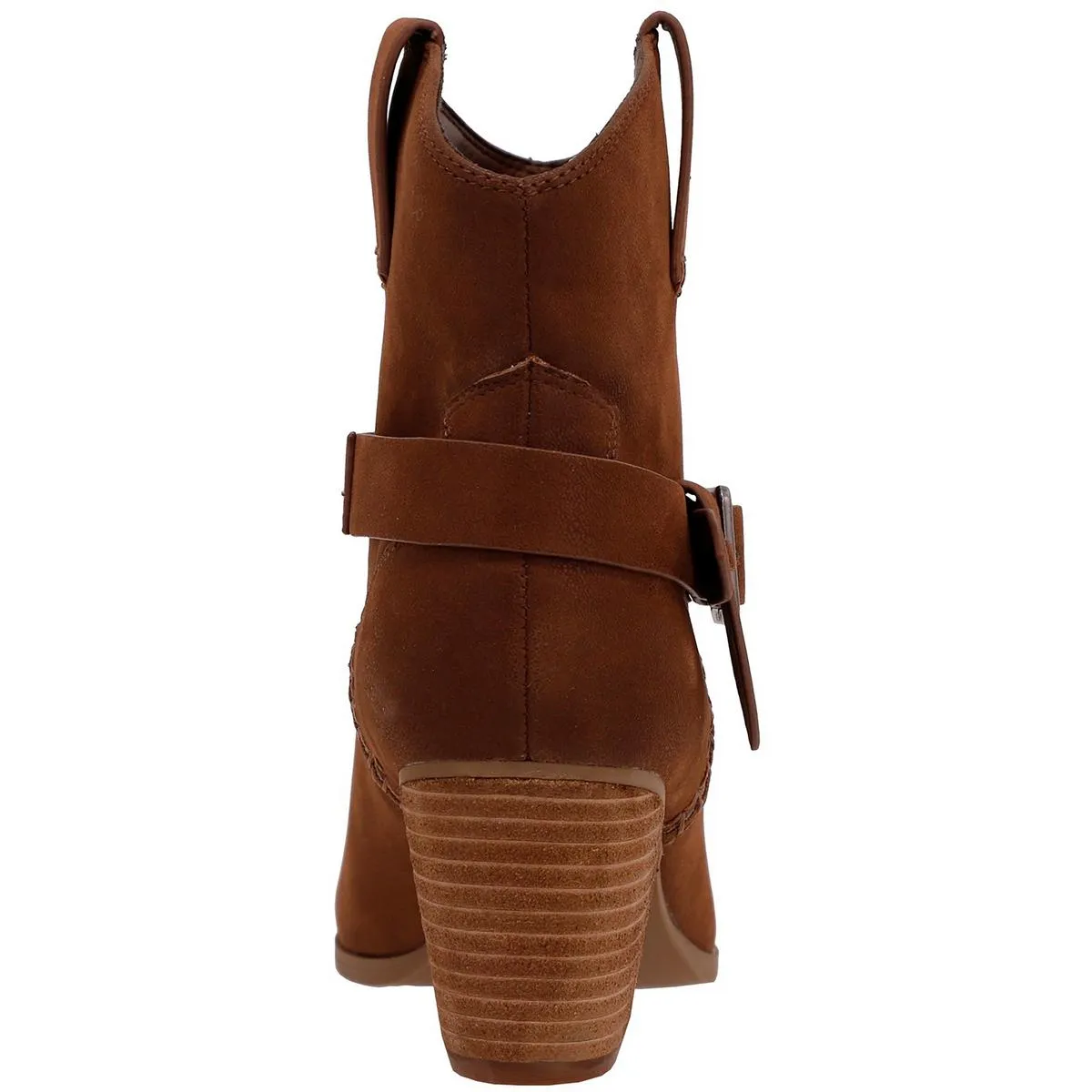 CLEMENT Womens Buckle Manmade Cowboy, Western Boots