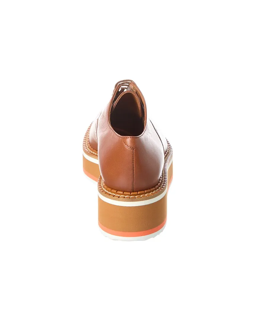 Clergerie Brook Leather Platform Oxford