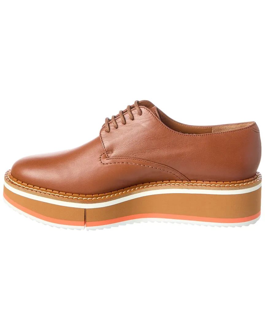 Clergerie Brook Leather Platform Oxford