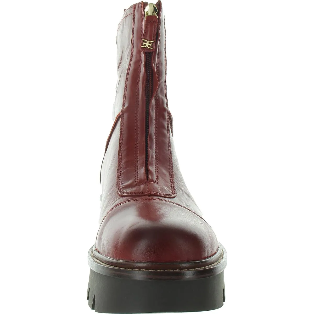 Cooper Womens Suede Chunky Ankle Boots