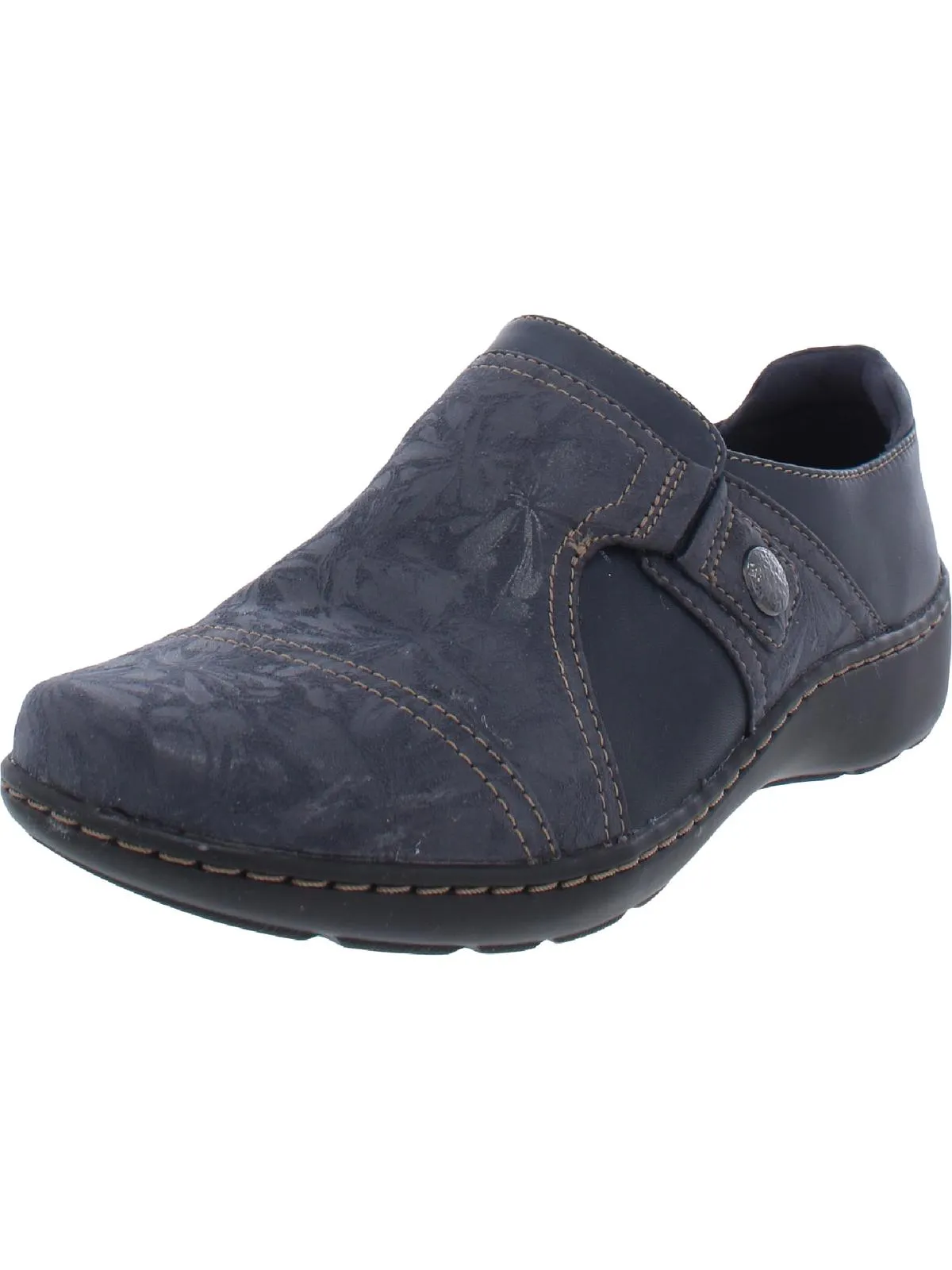 Cora Poppy Womens Leather Slip On Fashion Loafers