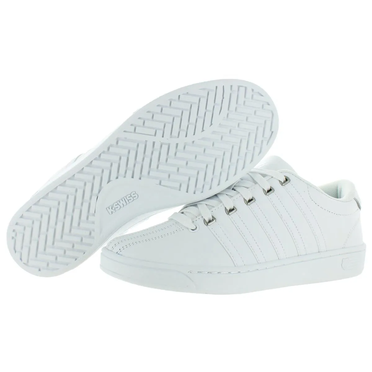 Court Pro II CMF Womens Leather Memory Foam Sneakers