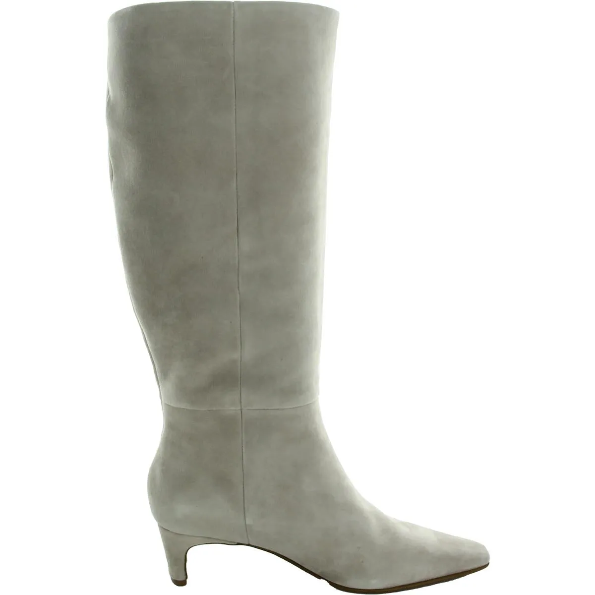 DAGNE Womens Solid Leather Knee-High Boots