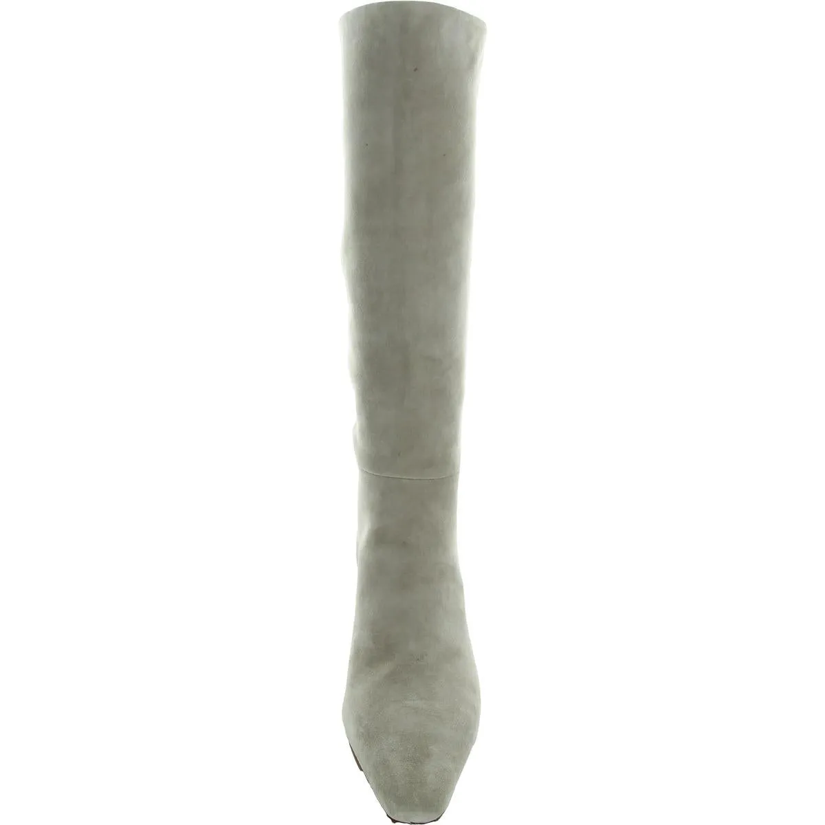 DAGNE Womens Solid Leather Knee-High Boots