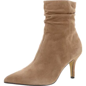 Danielle Womens Slouchy Leather Ankle Boots