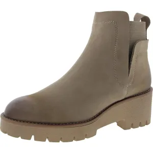 Danika Womens Stretch Leather Booties