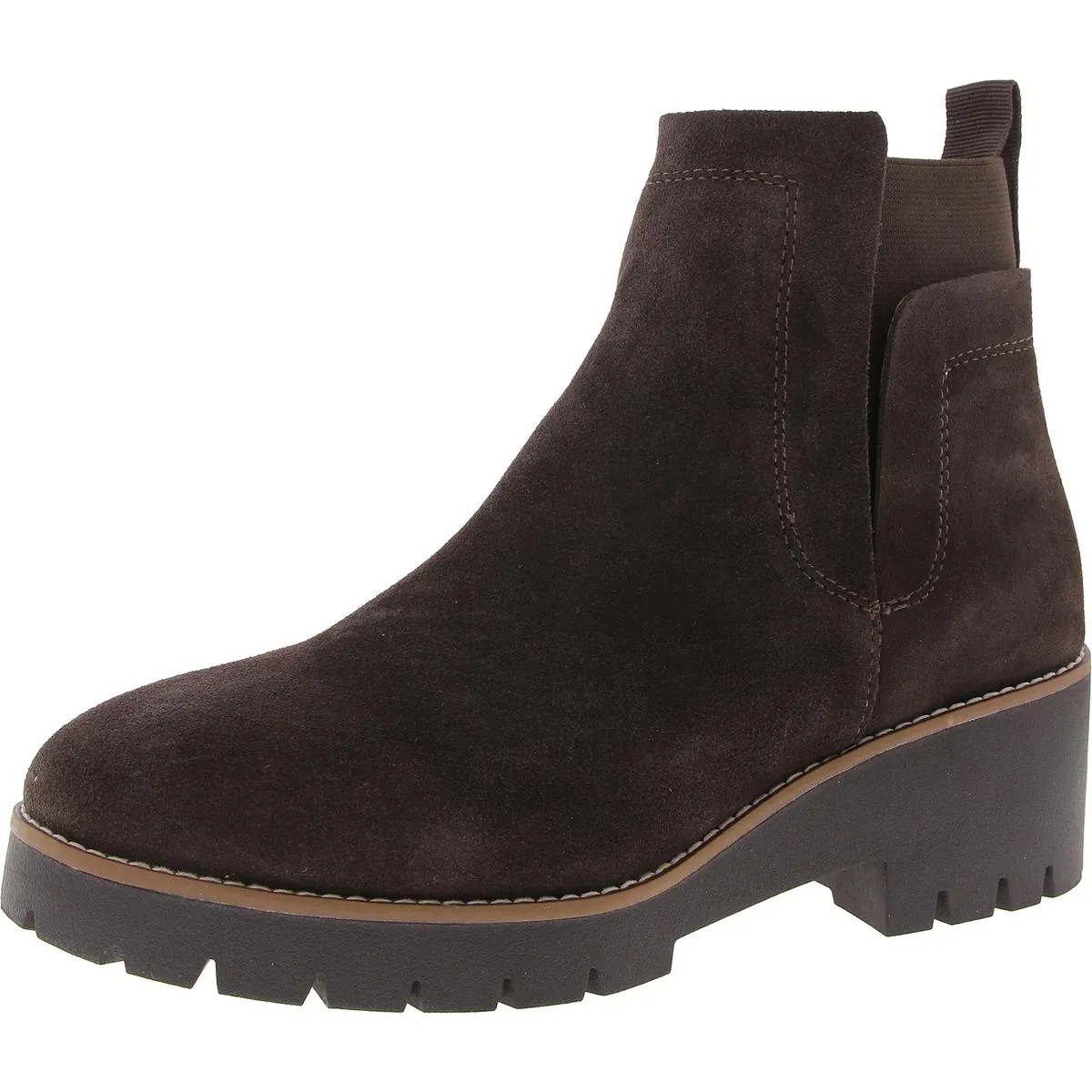 Danika Womens Stretch Leather Booties