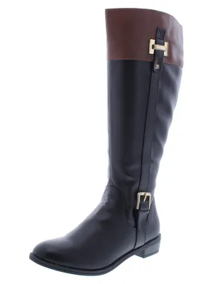 Deliee Womens Wide Calf Riding Boots