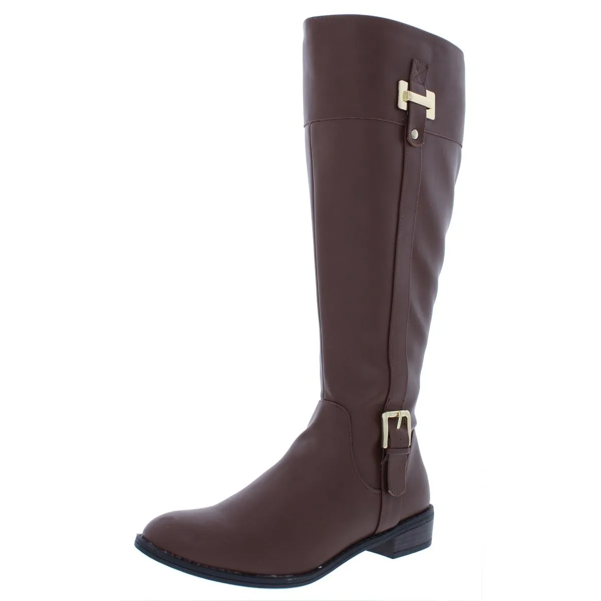 Deliee Womens Wide Calf Riding Boots