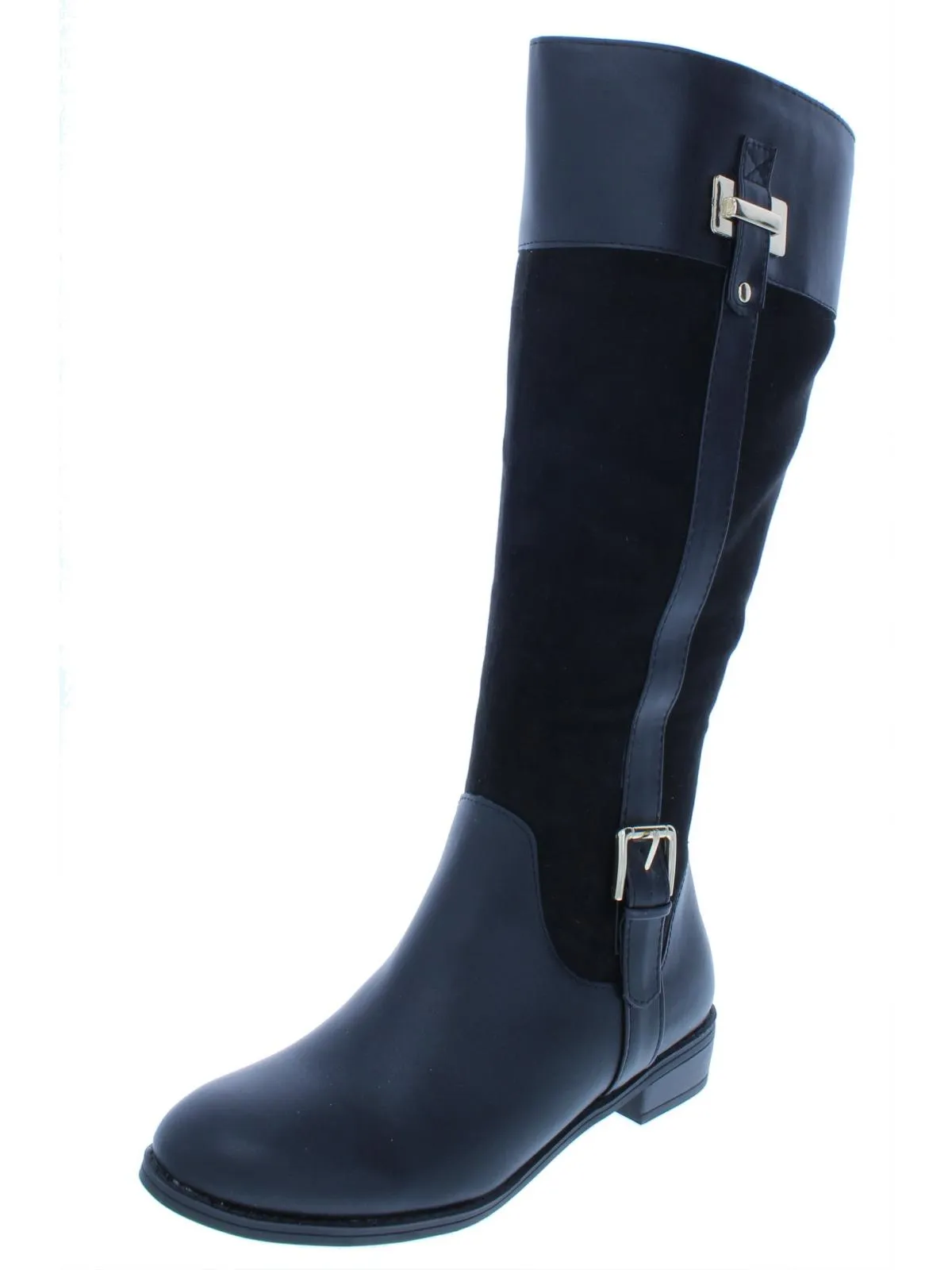 Deliee Womens Wide Calf Riding Boots