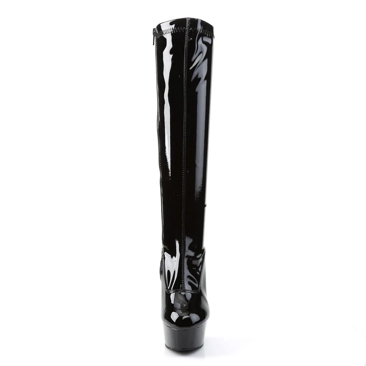 DELIGHT-2000 Black Stretch Patent/Black