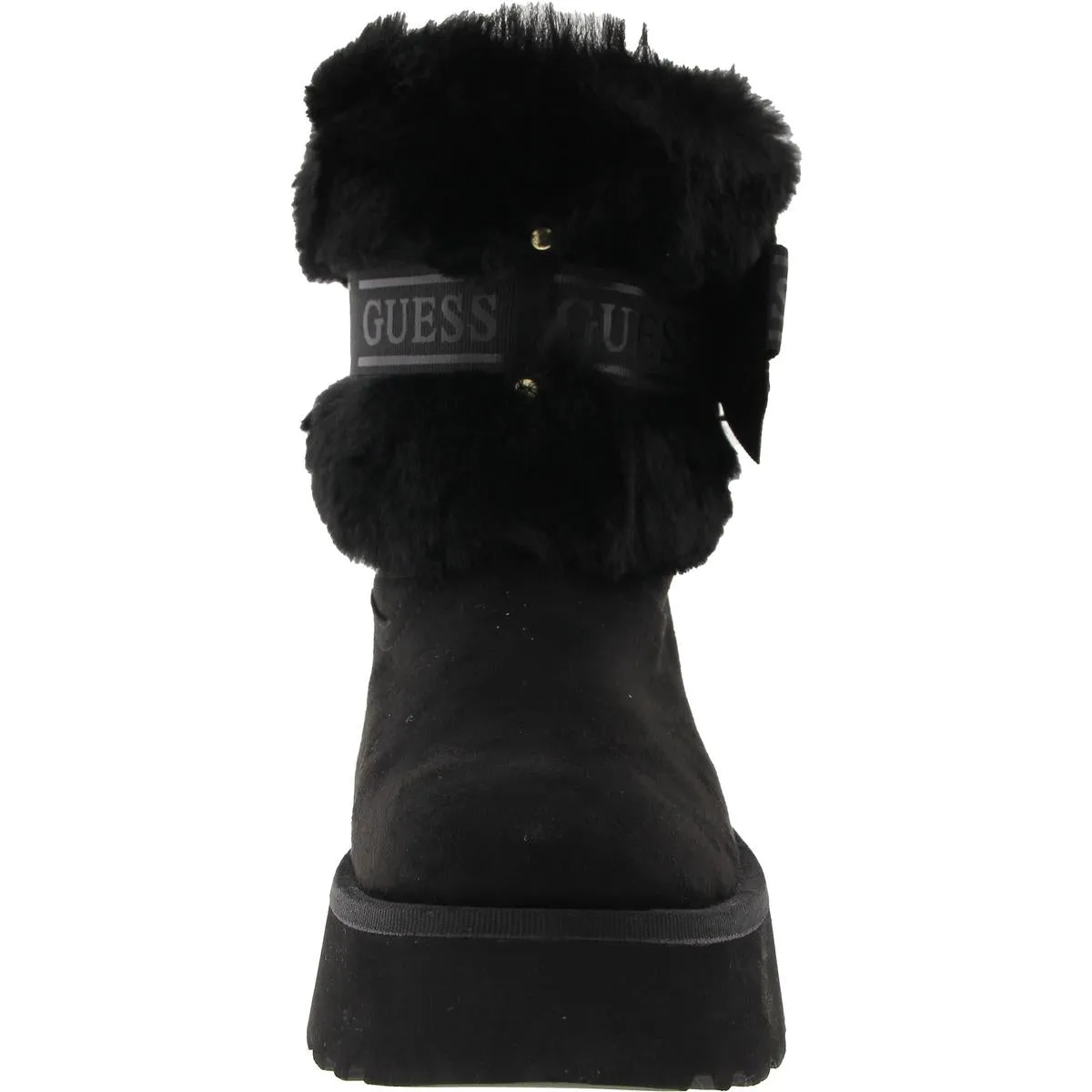 DENLA Womens Faux Fur Winter & Snow Boots
