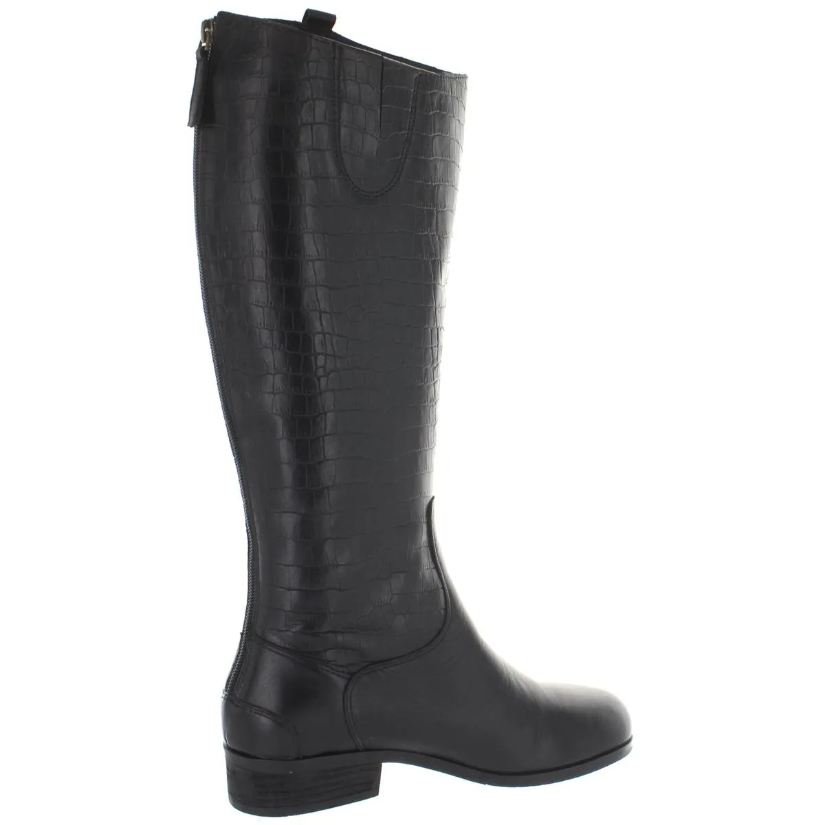 Derby Womens Leather Knee-High Riding Boots