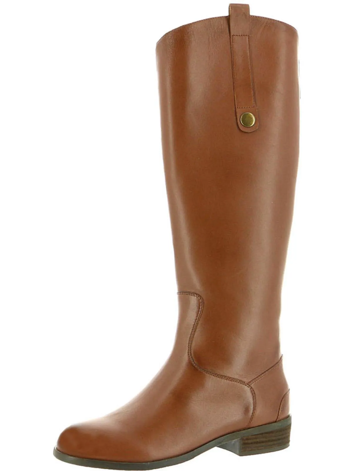 Derby Womens Leather Knee-High Riding Boots