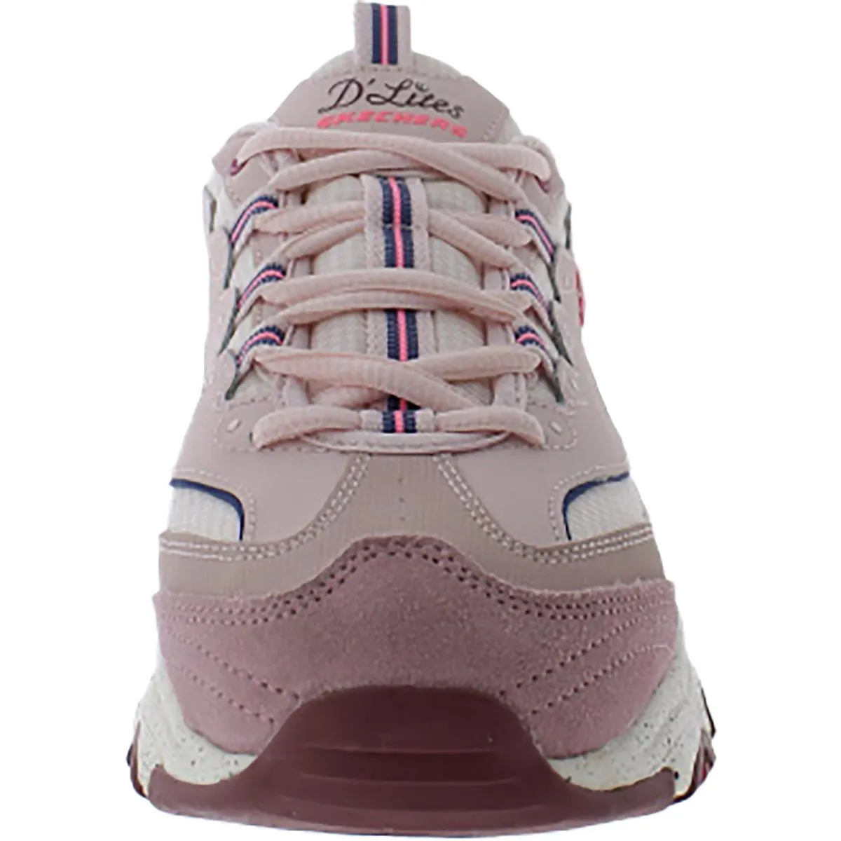D'Lites - Bold Views Womens Leather Memory Foam Running Shoes