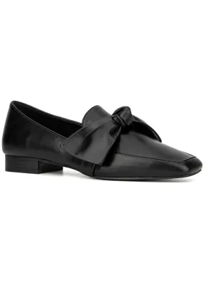 Dominica Womens Faux Leather Slip On Loafers