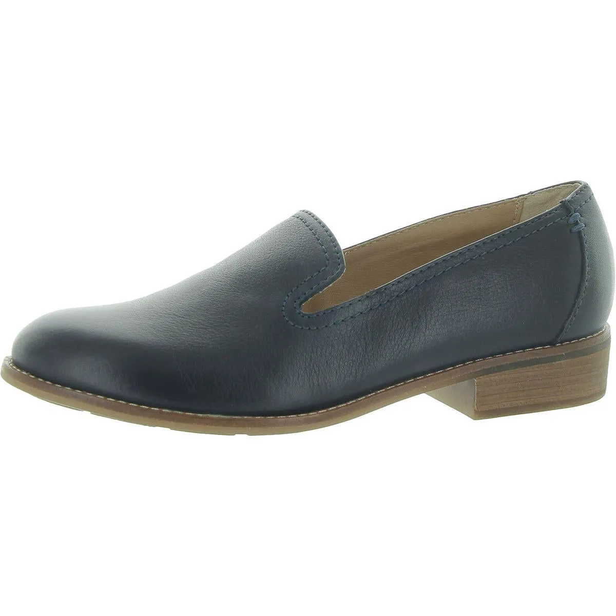 Edna Womens Leather Slip on Loafers