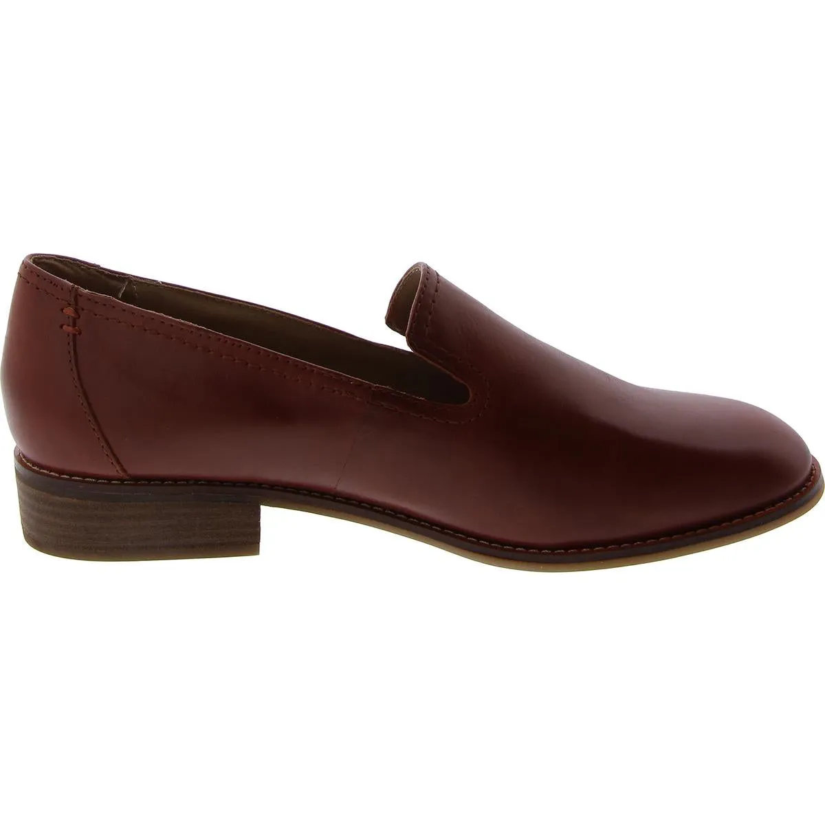 Edna Womens Leather Slip on Loafers