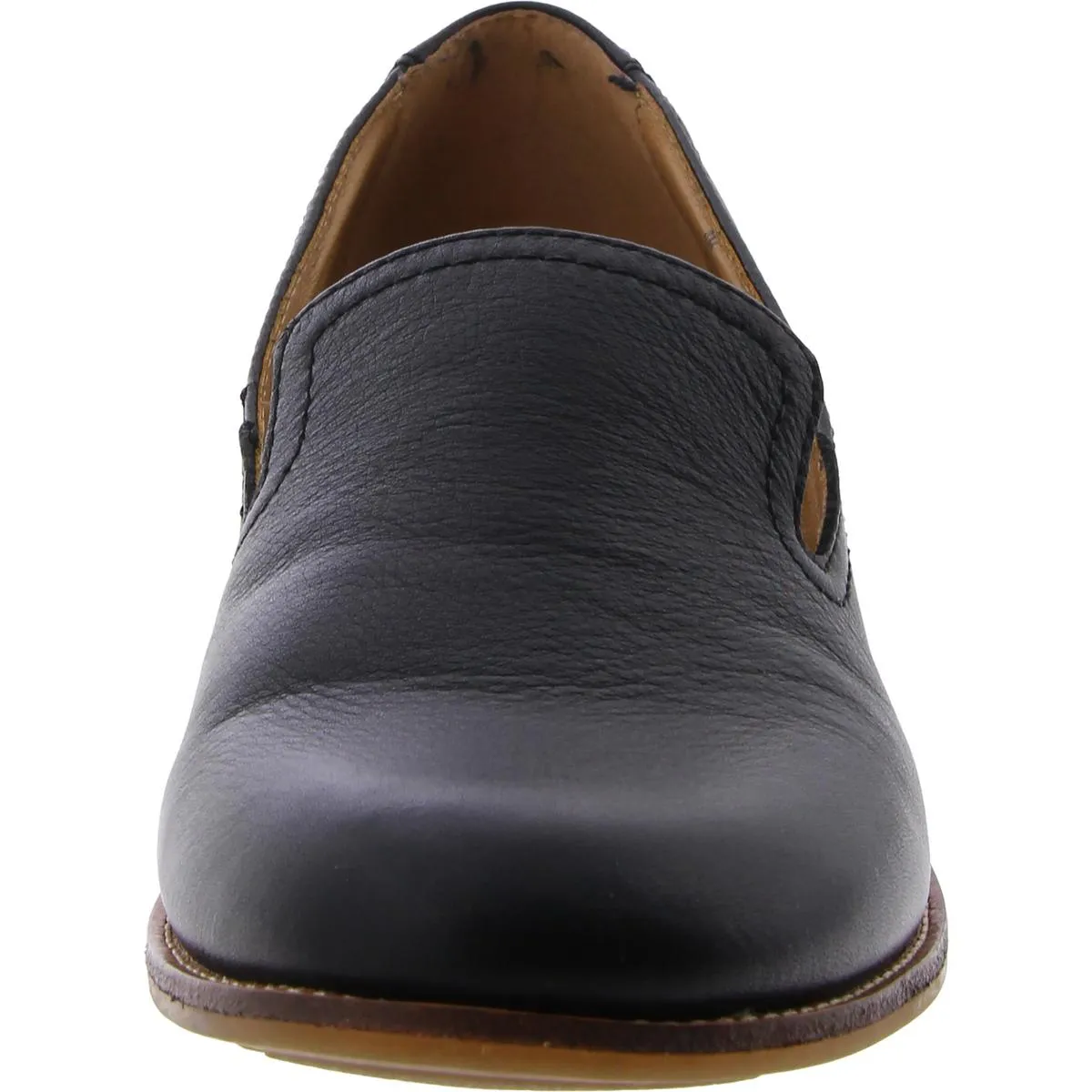 Edna Womens Leather Slip on Loafers