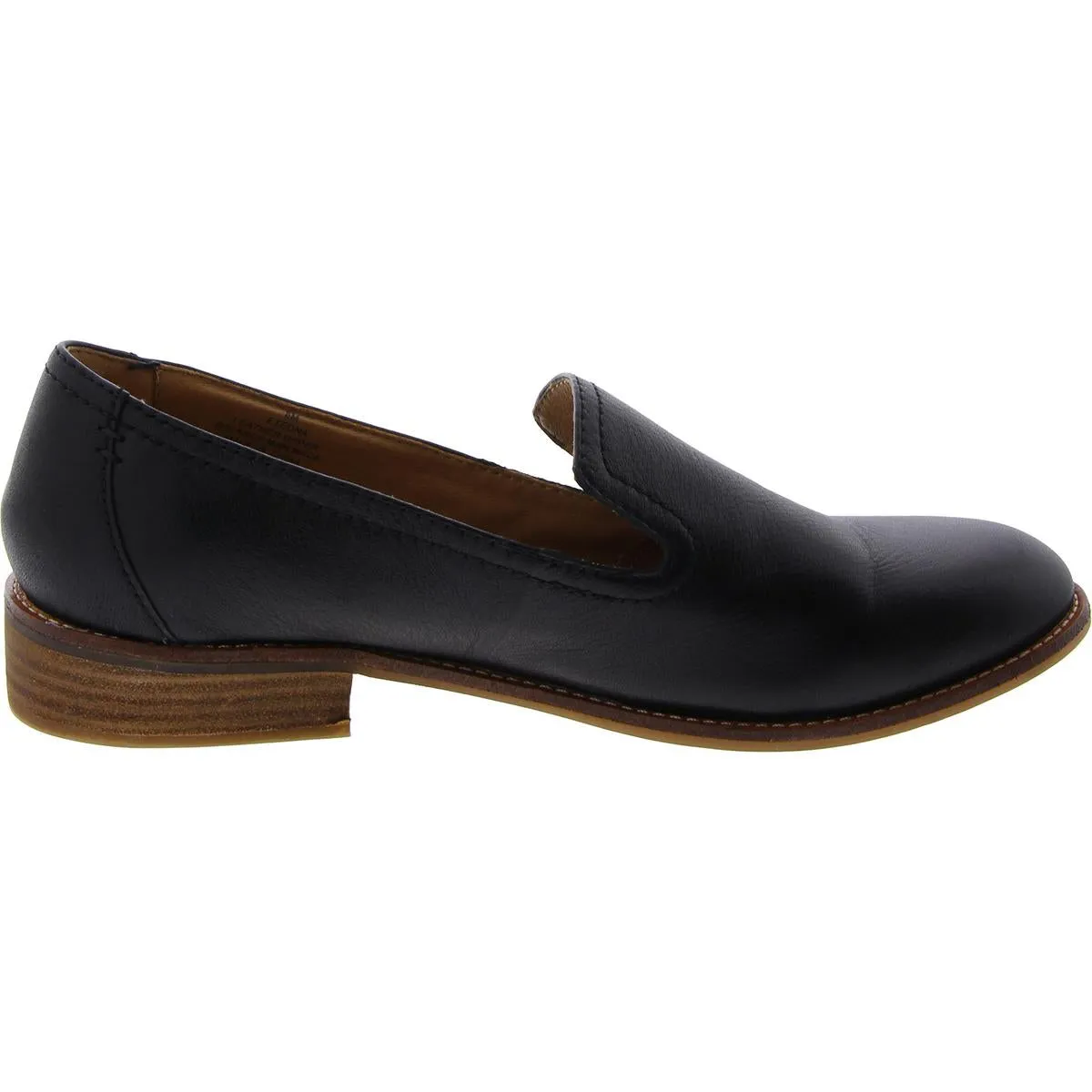 Edna Womens Leather Slip on Loafers