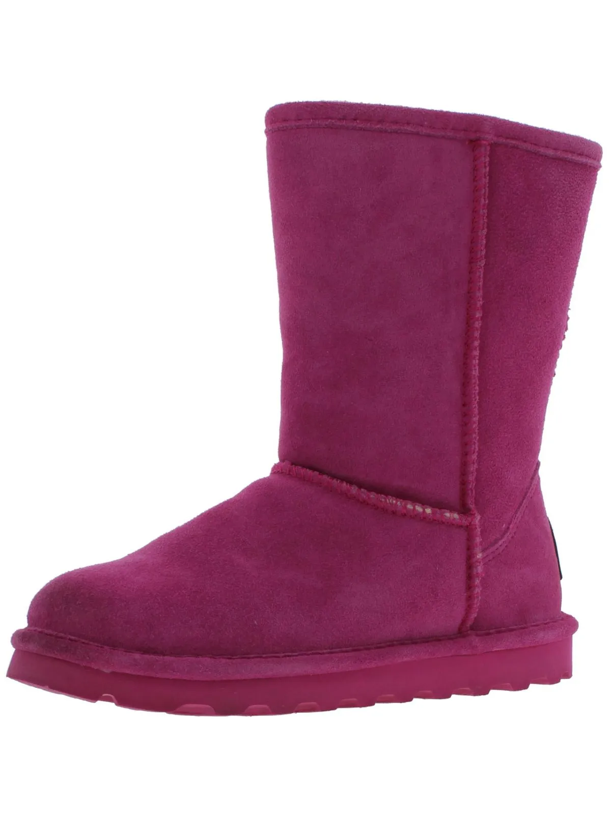 Elle Short Womens Suede Water Resistant Shearling Boots