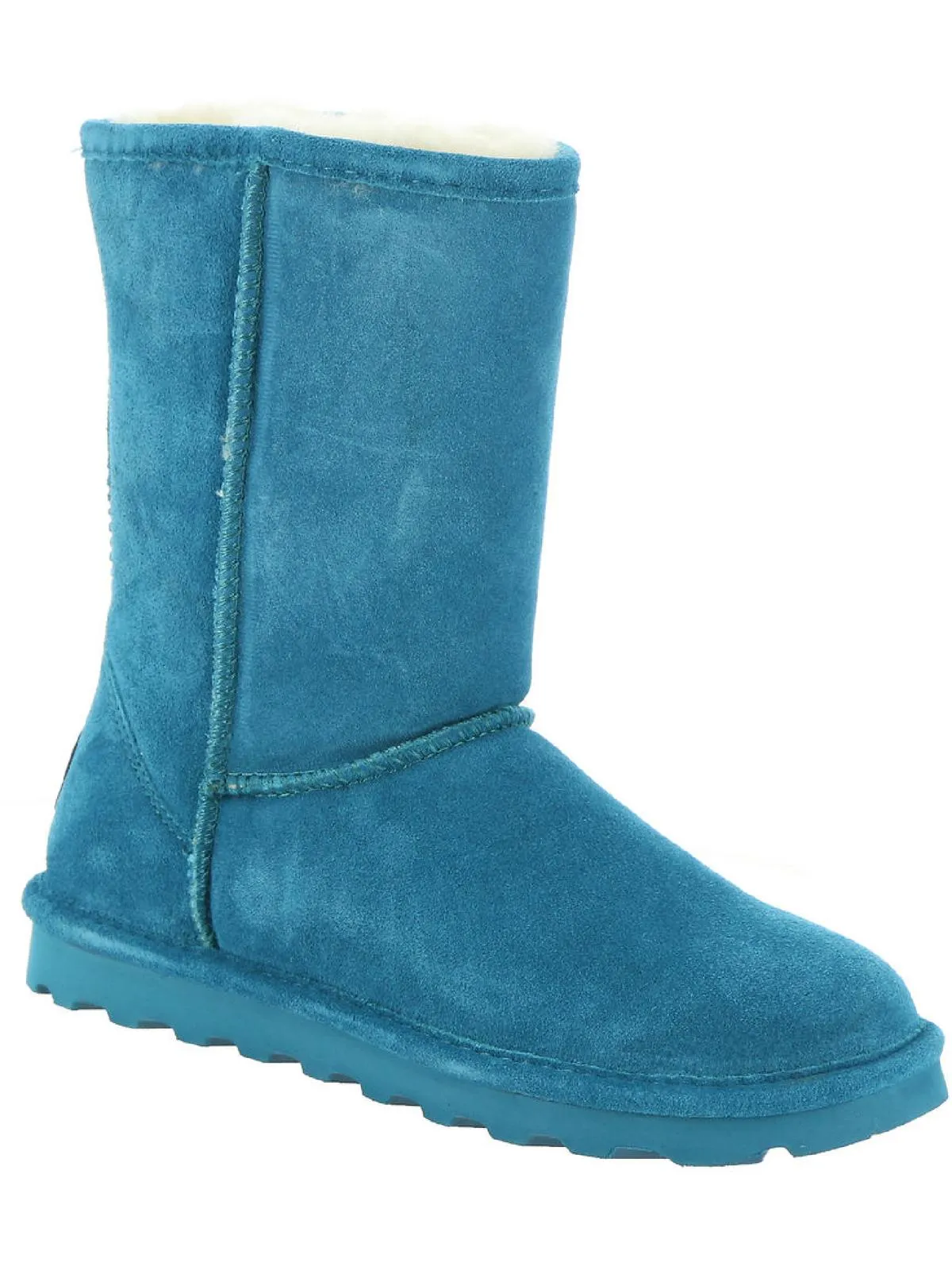 Elle Short Womens Suede Water Resistant Shearling Boots