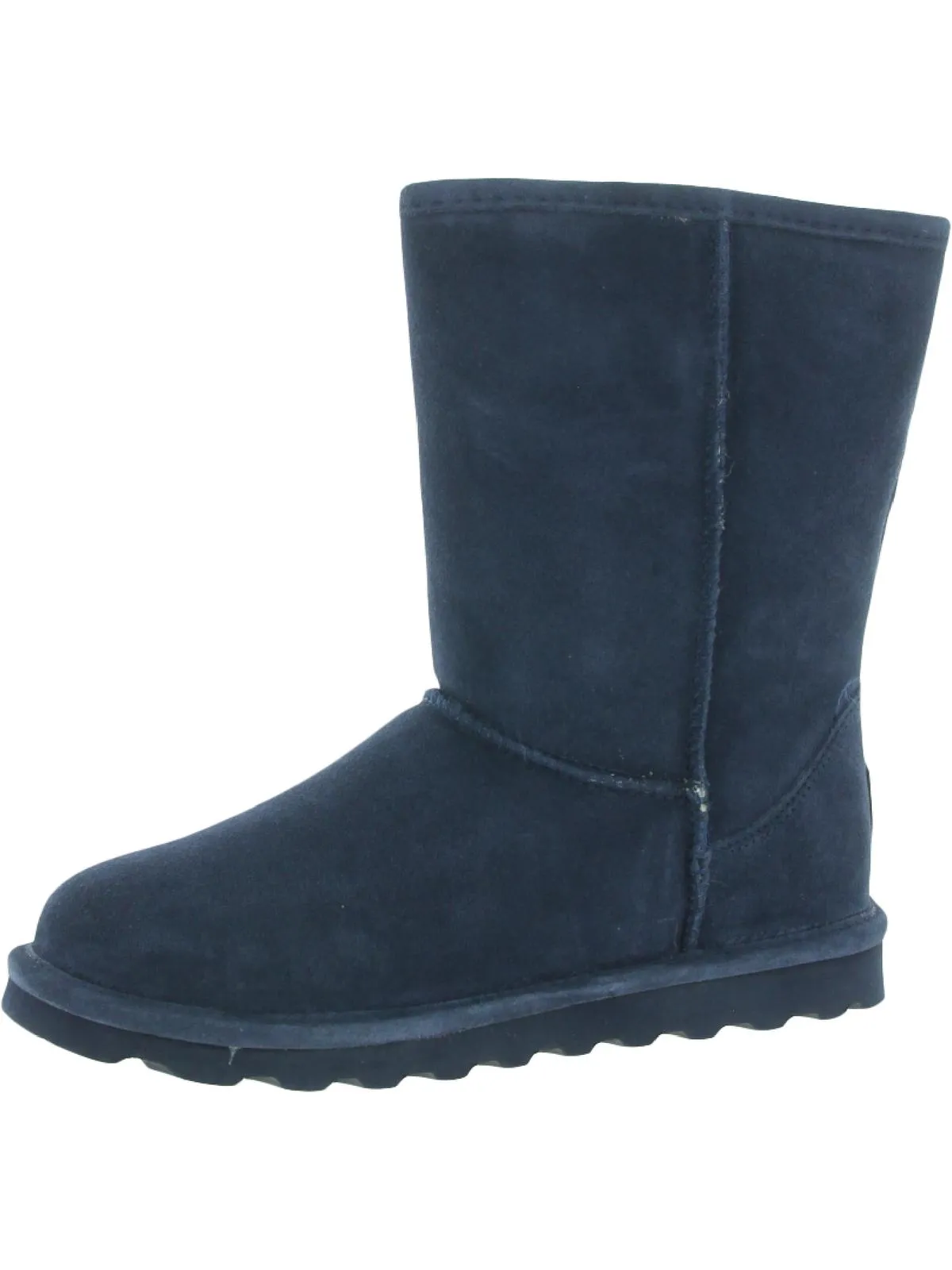 Elle Short Womens Suede Water Resistant Shearling Boots