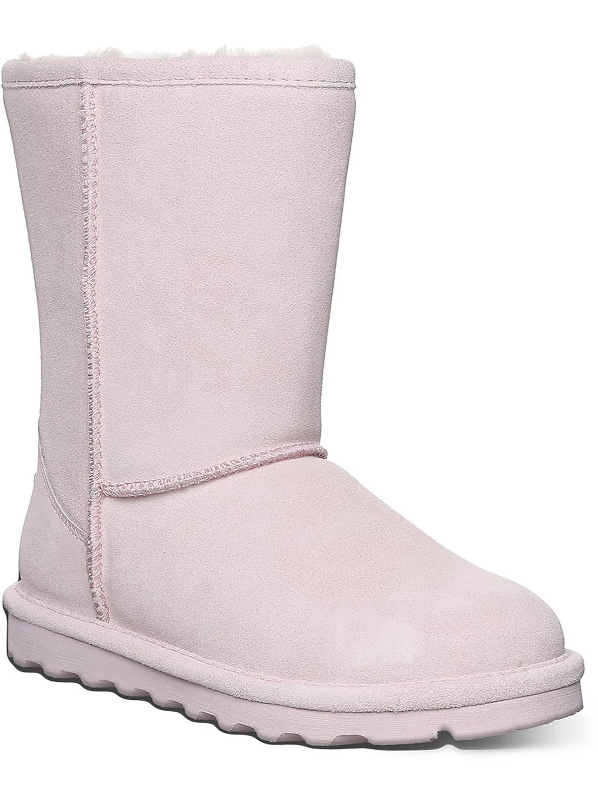 Elle Short Womens Suede Water Resistant Shearling Boots