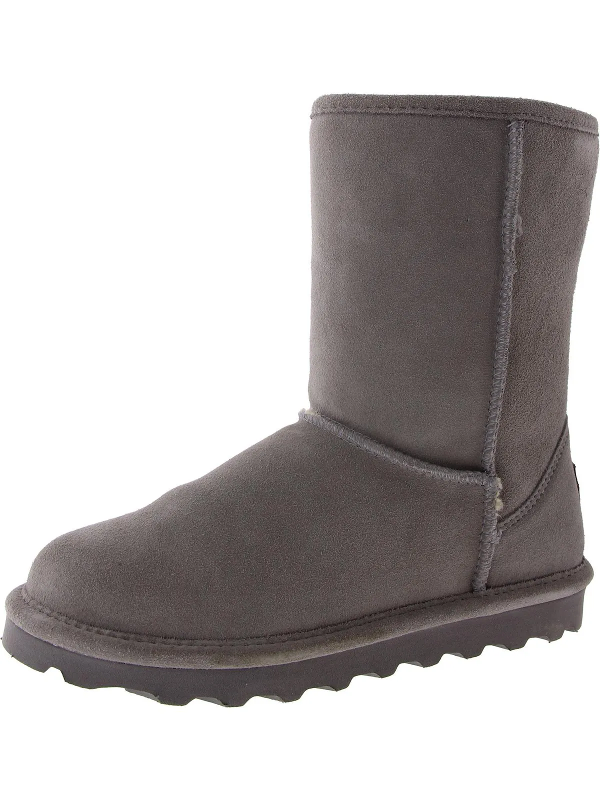 Elle Short Womens Suede Water Resistant Shearling Boots