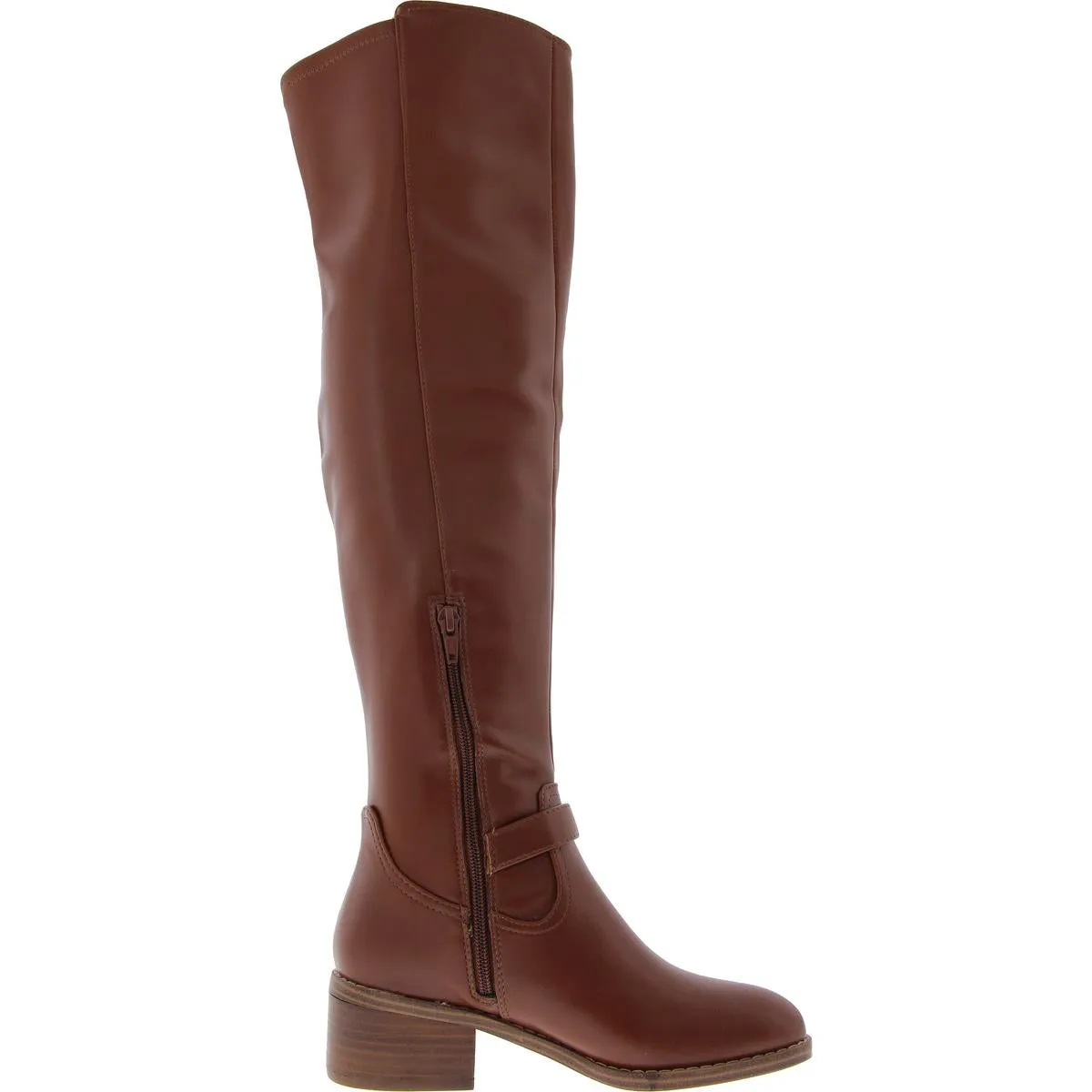 ELYSE Womens Zipper Manmade Over-The-Knee Boots
