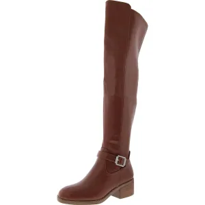 ELYSE Womens Zipper Manmade Over-The-Knee Boots