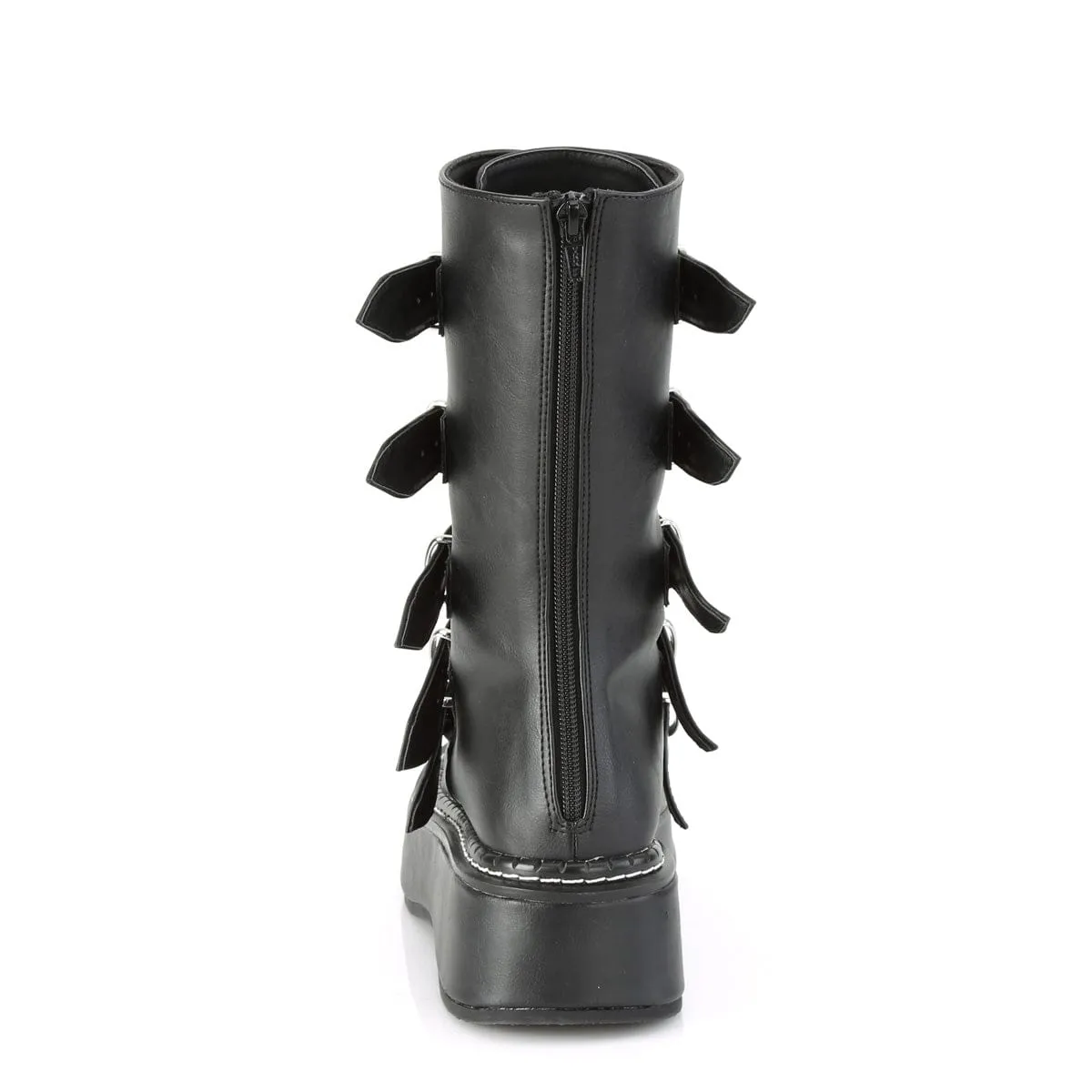 EMILY-330 Black Vegan Leather