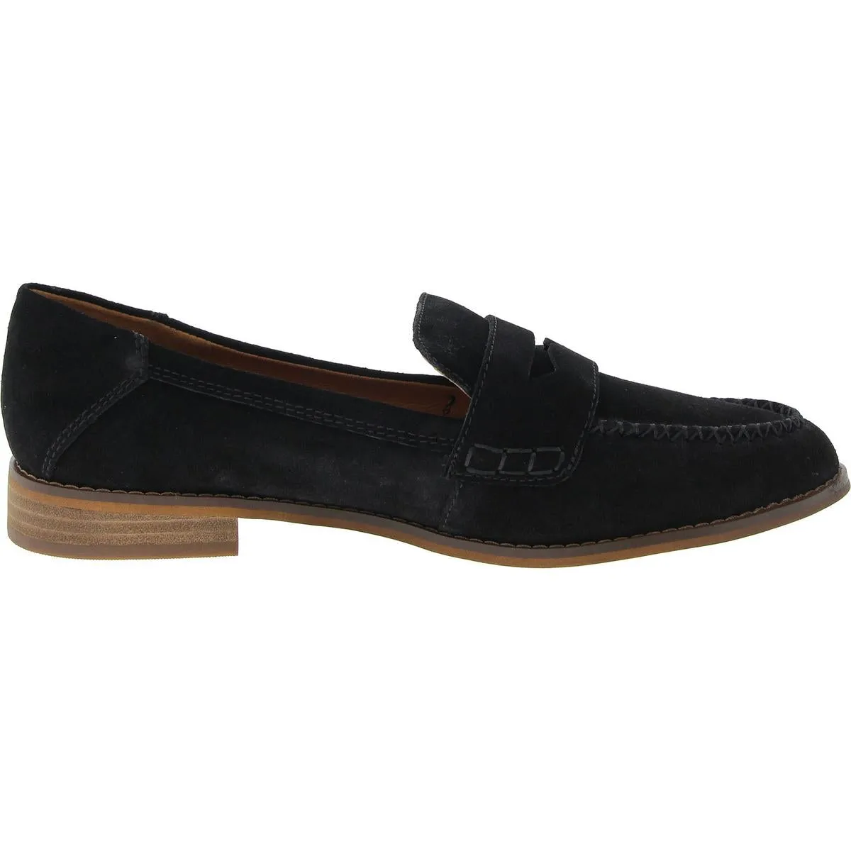 Erelia Womens Suede Slip On Loafers