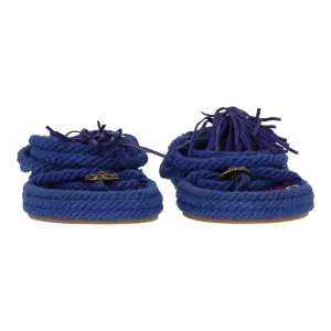 Etro Womens Blue Multi Loafer
