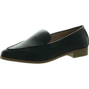 Everest Womens Faux Leather Slip-On Loafers