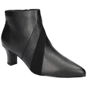 Falcon Womens Block Heel Man Made Ankle Boots