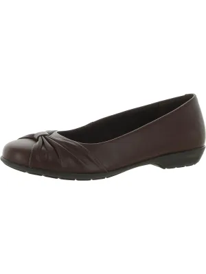 Fall Womens Leather Slip On Loafers
