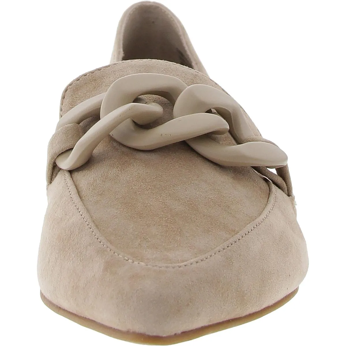Famed Womens Textured Embellished Loafers