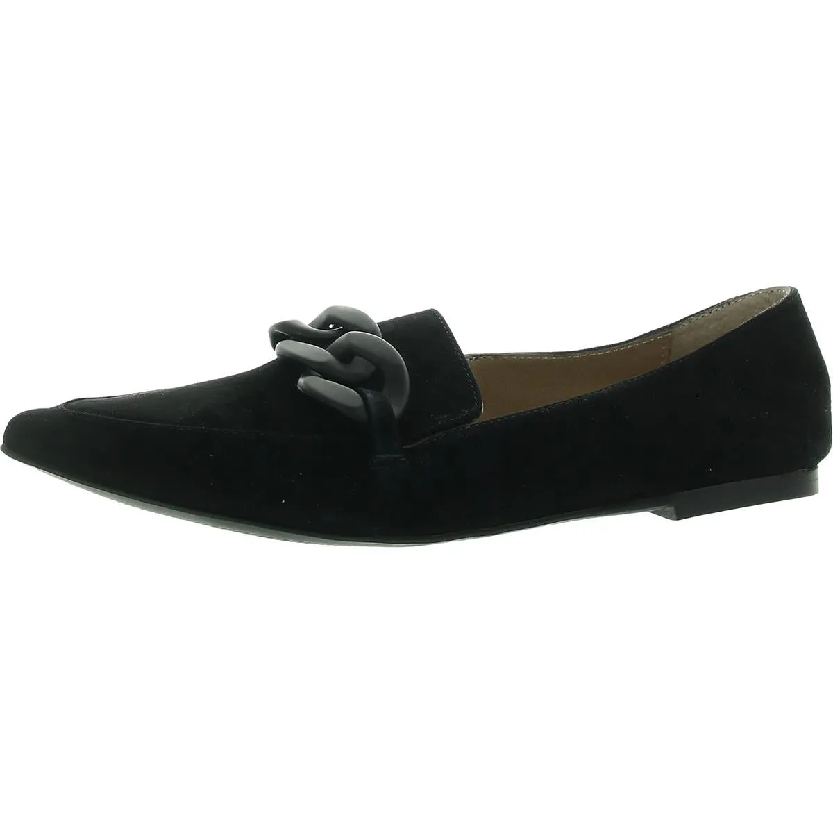Famed Womens Textured Embellished Loafers