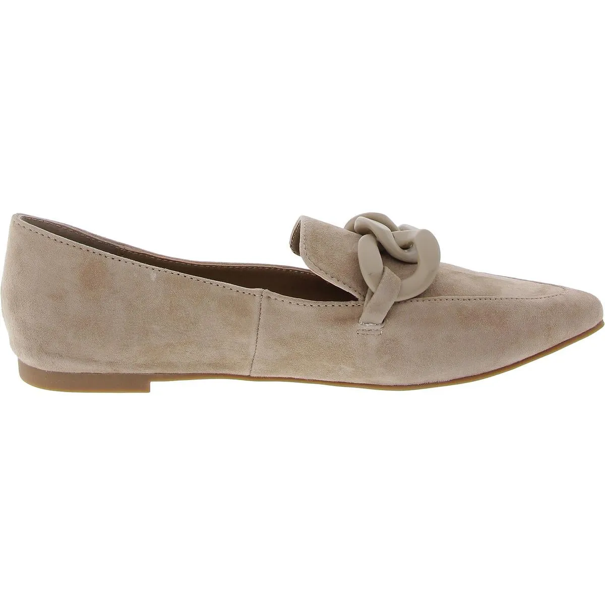 Famed Womens Textured Embellished Loafers