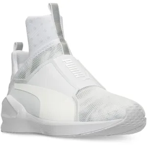 Fierce Swan Womens Laceless High-Top Sneakers